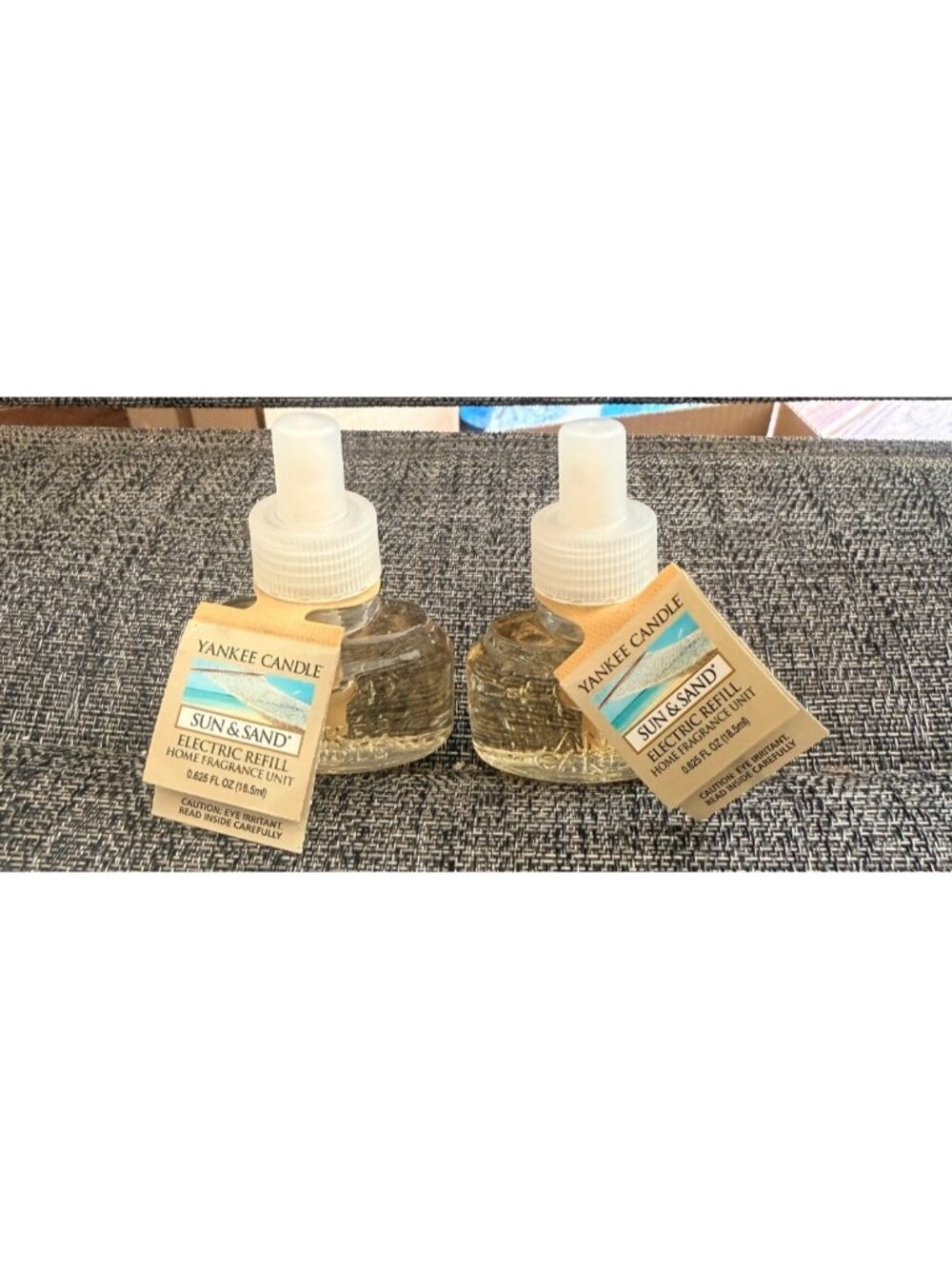 2 Yankee Candle Sand & Sun  Scented Oil Plug-in Refill